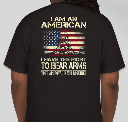 The Right To Bear Arms Fundraiser - unisex shirt design - back