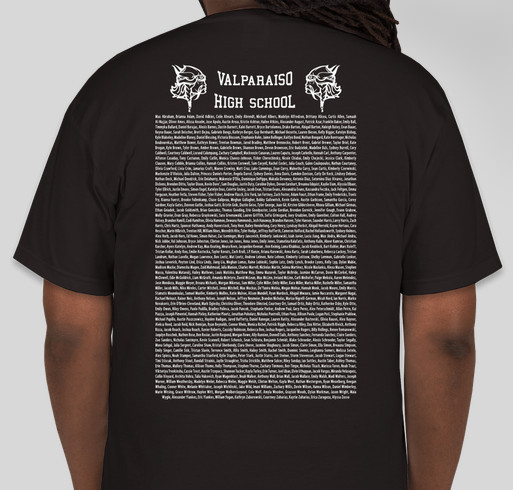 Valpo Class Of 2015 T Shirts Fundraiser - unisex shirt design - back