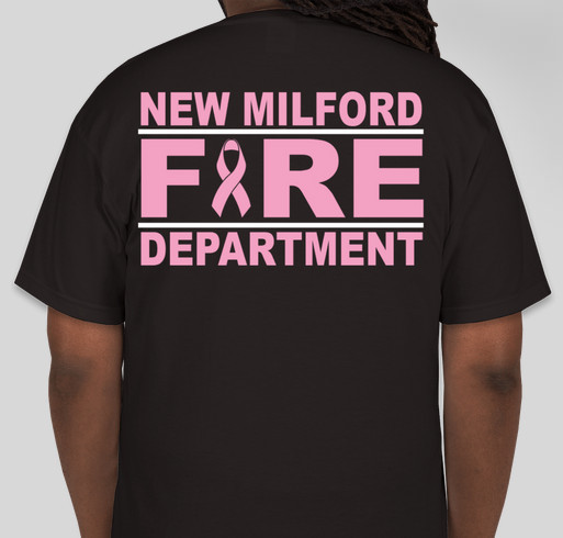 New Milford FD Breast Cancer Awareness Month Fundraiser - unisex shirt design - back