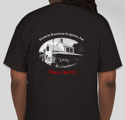 Ghost Walks 2019 Fundraiser - unisex shirt design - back
