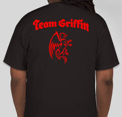 Team Griffin's Beat the Bridge! Fundraiser - unisex shirt design - back