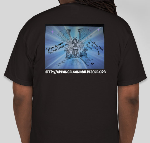Ark Angels Animal Rescue Fundraiser - unisex shirt design - back