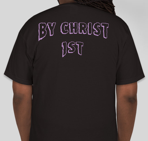 CHOZEN BY CHRIST 1ST T-SHIRT * PLEASE SUPPORT THE HOMELESS Fundraiser - unisex shirt design - back
