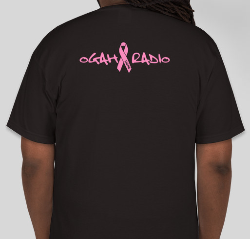 OGAHRadio - Mixing for the Cure of Breast Cancer Fundraiser - unisex shirt design - back