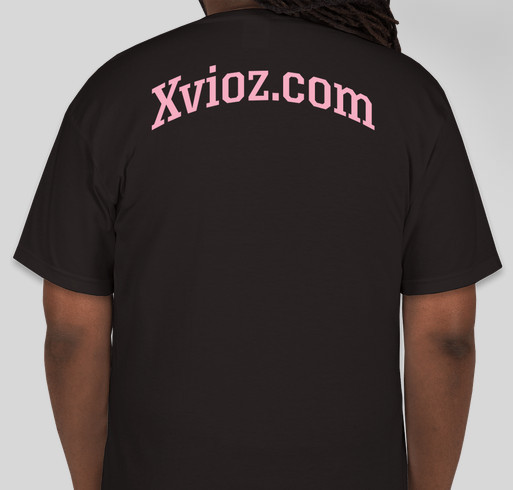 Xvioz against cancer Fundraiser - unisex shirt design - back