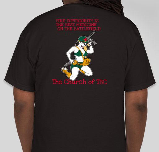 TBCharity Fundraiser - unisex shirt design - back