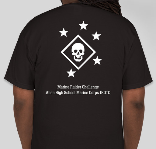 Allen High School Marine Corps JROTC Marine Raider Challenge Fundraiser - unisex shirt design - back