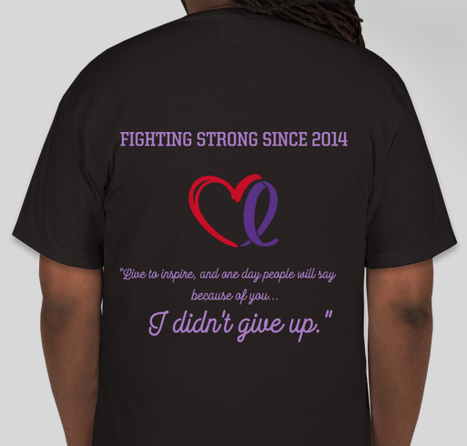 Walk to End Lupus Now, Support Team Nicole Fundraiser - unisex shirt design - back