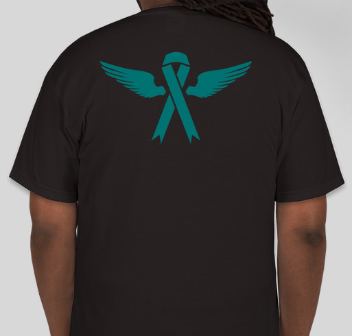 Team Army Of Teal Fundraiser Fundraiser - unisex shirt design - back