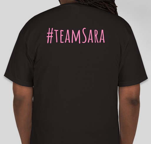 Stronger together Team Sara! Fundraiser - unisex shirt design - back