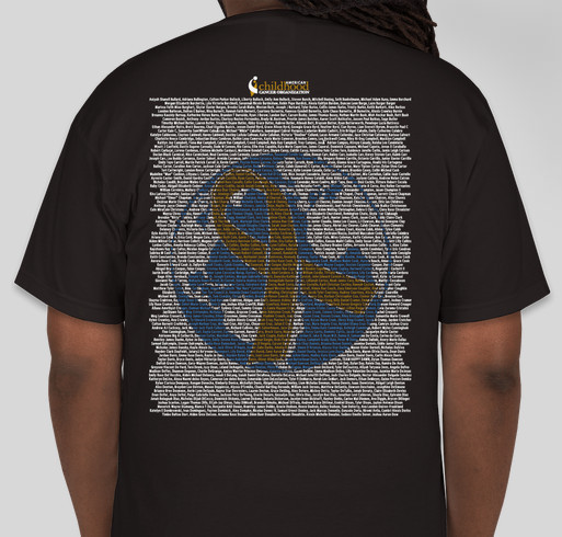 2017 ICCD Shirt Fundraiser - unisex shirt design - back