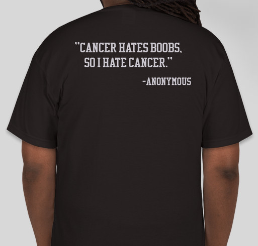 Kim's Limp for Cancer Fundraiser - unisex shirt design - back
