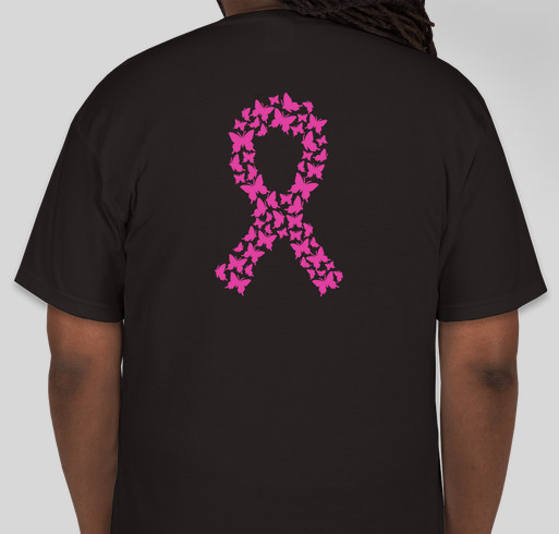 Maggie Kicks Cancer Fundraiser - unisex shirt design - back