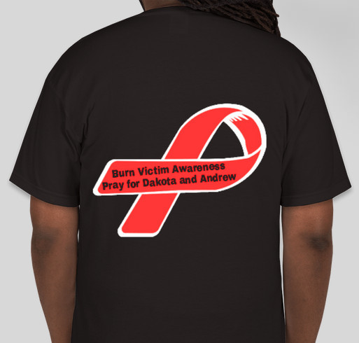 Fundraiser fo Dakota and Andrew Fundraiser - unisex shirt design - back