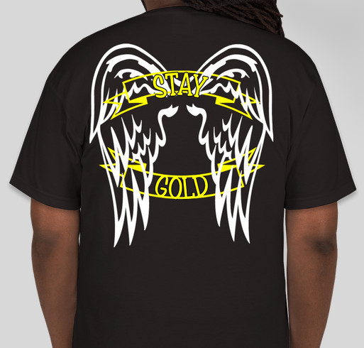 STAY GOLD Fundraiser - unisex shirt design - back