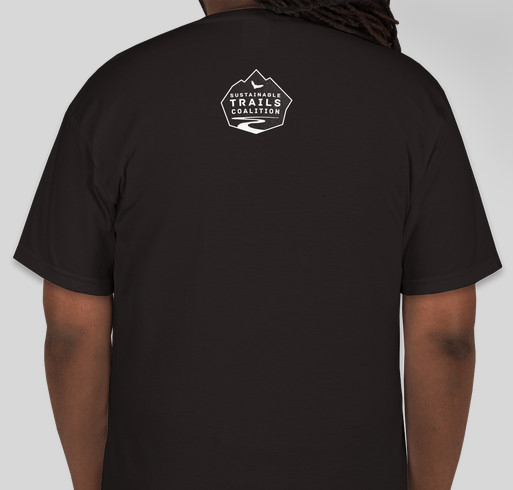 Sustainable Trails Coalition "Human Power" t-shirt Fundraiser - unisex shirt design - back
