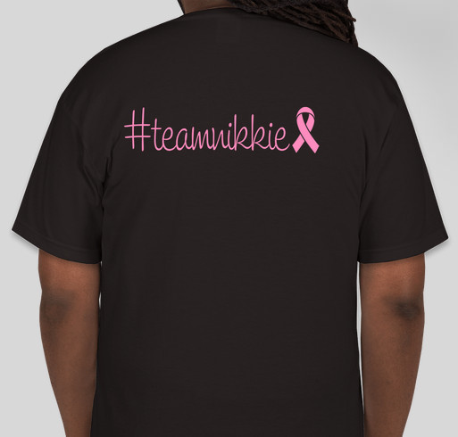 Team Nikkie Fundraiser - unisex shirt design - back