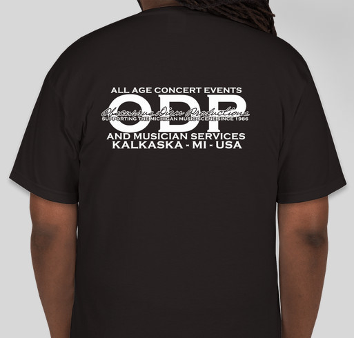 ODP S.T.S. Fundraiser (Support The Shows!!!) Fundraiser - unisex shirt design - back