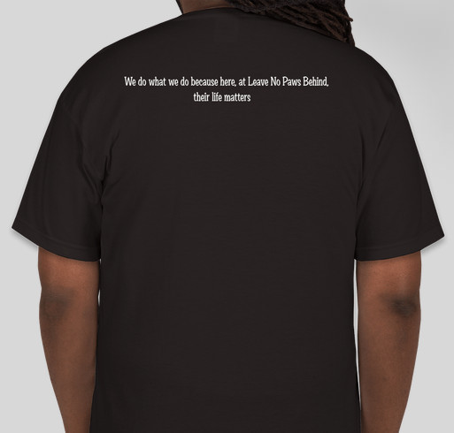 LNPB GO TEAM MOTY! Fundraiser - unisex shirt design - back