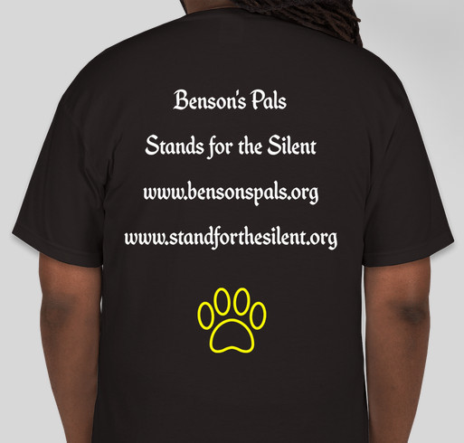 Bensons Pals Takes A Bite Out of Bullying Fundraiser - unisex shirt design - back