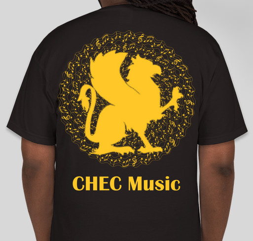 CHEC Music Plays On Fundraiser - unisex shirt design - back
