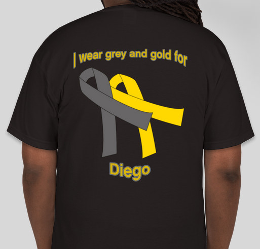 Team Diego Fundraiser - unisex shirt design - back