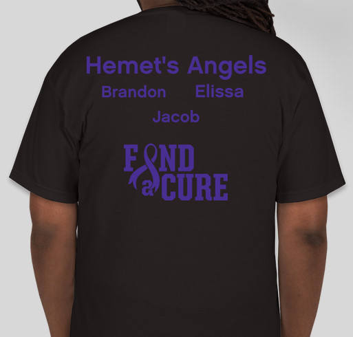 Hemet's Angels Walk to cure Cystic Fibrosis Fundraiser - unisex shirt design - back