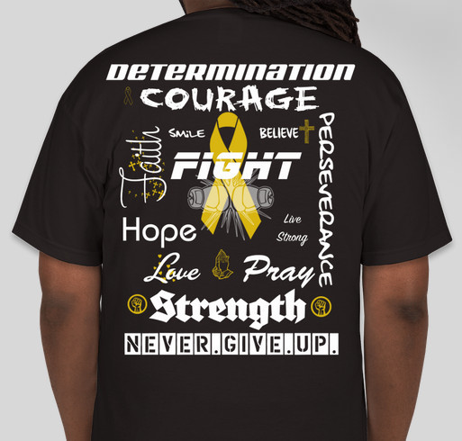 Madison Faith King Medical Fund Fundraiser - unisex shirt design - back