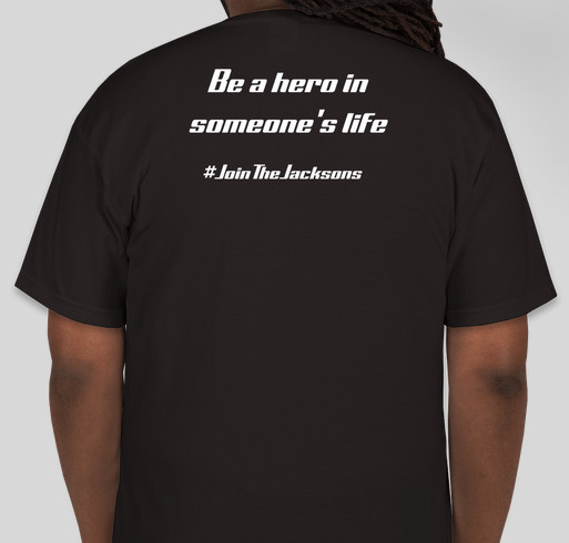 Join The Jacksons Fundraiser - unisex shirt design - back