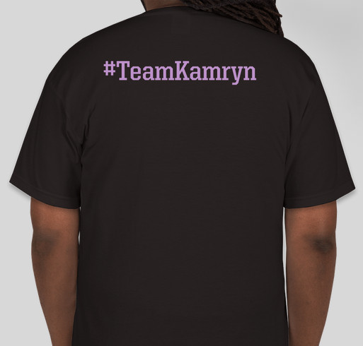 #TeamKamryn Fundraiser - unisex shirt design - back