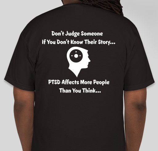 Support PTSD Victims and Their Families... Fundraiser - unisex shirt design - back