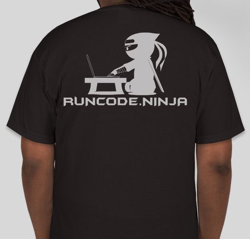 RunCode Annual Competition Fundraiser - unisex shirt design - back