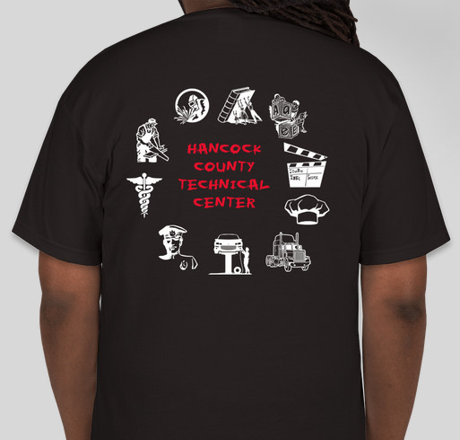 Hancock County Technical Center SKILLSUSA Fundraiser - unisex shirt design - back