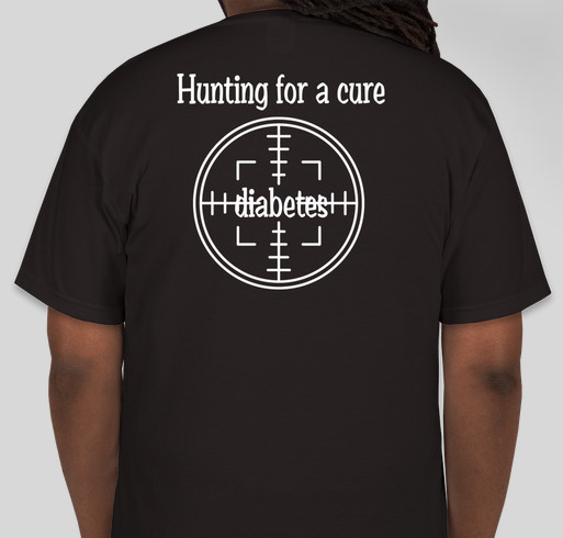 Hunting for a cure Fundraiser - unisex shirt design - back