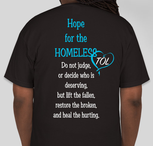 Trunks of Love - Homeless Outreach Fundraiser - unisex shirt design - back