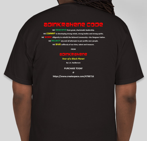 The Adinkrahene Campaign Fundraiser - unisex shirt design - back
