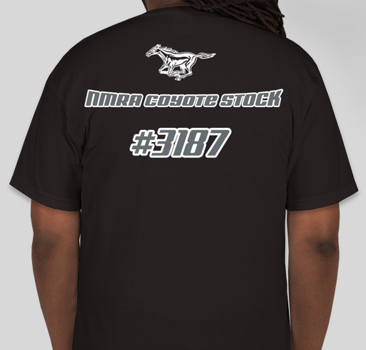 Herbert Racing - NMRA Coyote Stock #3187 Fundraiser - unisex shirt design - back