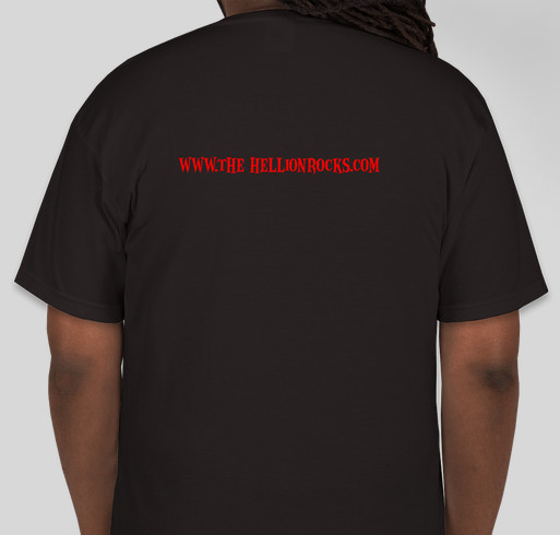 the Hellion Rocks fundraiser Fundraiser - unisex shirt design - back