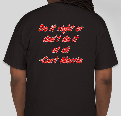 Warriors For The Morris Family Fundraiser - unisex shirt design - back