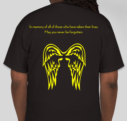 Sammy's Campaign for Suicide Prevention Fundraiser - unisex shirt design - back