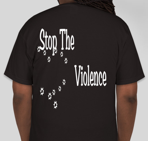 Stop The Violence Campaign Fundraiser - unisex shirt design - back
