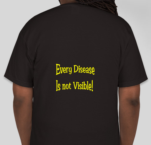Raise Awarness for Endometriosis Fundraiser - unisex shirt design - back