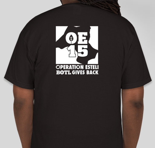 BOTL Gives Back - Operation Esteli, 2015 Fundraiser - unisex shirt design - back