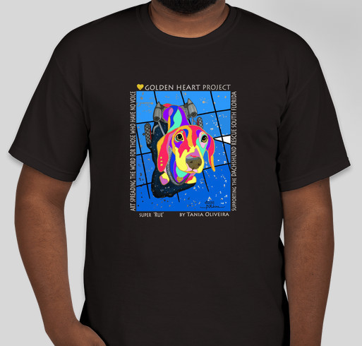 Golden Heart Project - Dachshund Rescue South Florida Fundraiser - unisex shirt design - small