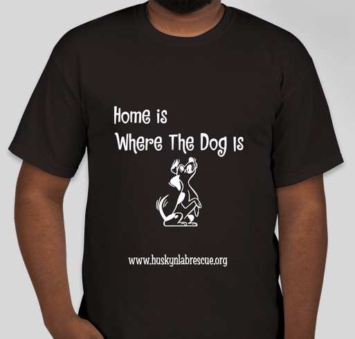 Huskyn Lab Rescue Fundraiser For Rescued Dogs and Puppies Fundraiser - unisex shirt design - front