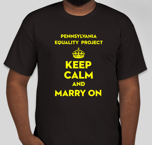 Celebrate Marriage Equality Fundraiser - unisex shirt design - front