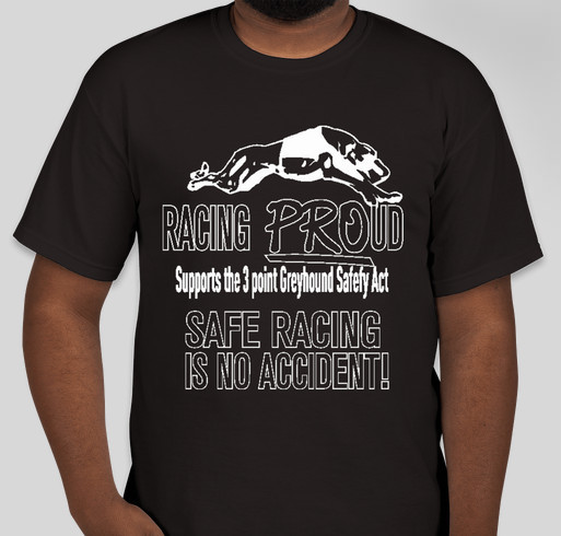 Racing PROud is Racing Safe Fundraiser - unisex shirt design - front