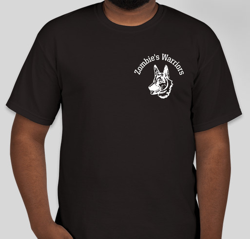 Zombie's Warriors "The Voice Of All K-9's Big & Small" Fundraiser - unisex shirt design - front