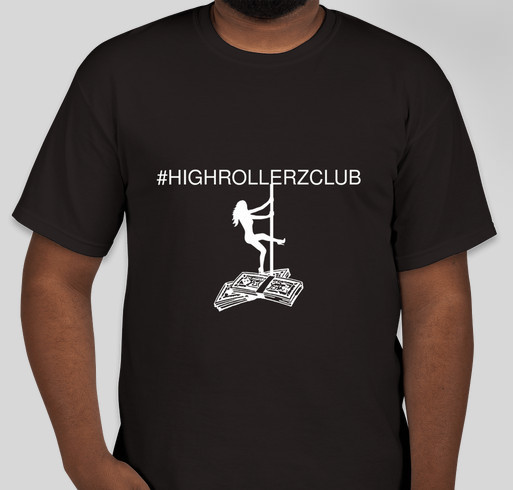 High Rollerz Club Fundraiser - unisex shirt design - front