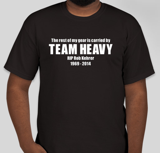 Team Heavy T Shirt Fundraiser - unisex shirt design - front
